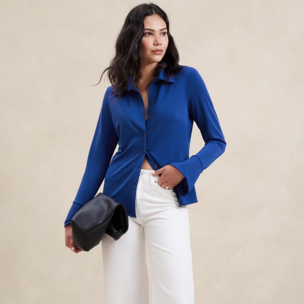 Banana Republic BUTTON-DOWN TOP